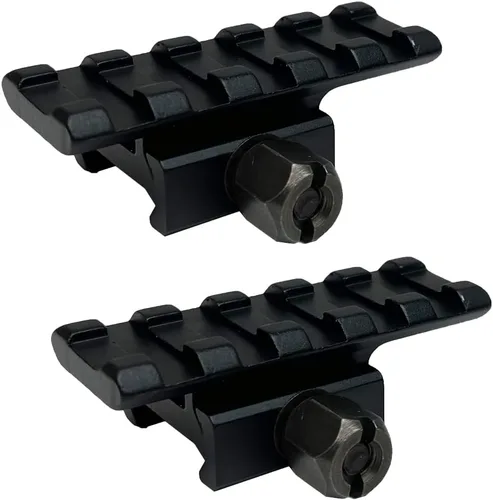 FSI 1"/0.83"/0.5" Montaje en elevador 5 ranuras transparente Weaver/Picatinny Rail Mount
