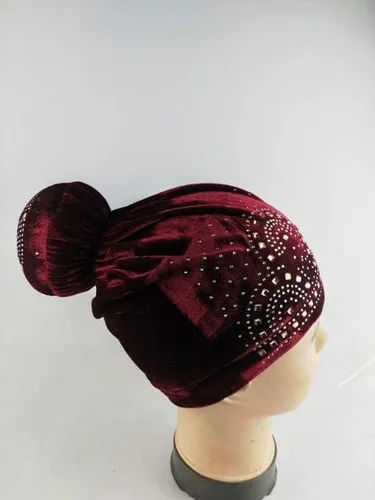 Miniatura 9 de MSBRIC - Gorros de terciopelo para mujer, color 1933