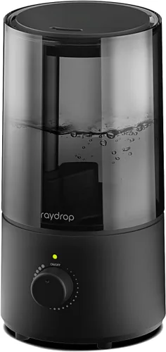 raydrop - Humidificadores para dormitorio, raydrop - Humidificadores de vapor frío para bebés, humidificador ultrasónico silencioso de 1,0 L, ahorra