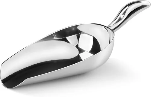 Miniatura 9 de New Star Foodservice 1028508 Pala Utilitaria de Acero Inoxidable para Bar Hielo Harina, 6 Onzas