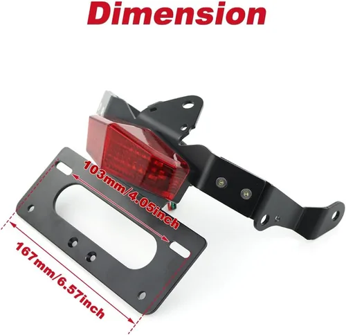 Miniatura 3 de Xitomer Eliminador de guardabarros, organizador de cola compatible con Vulcan S 2015-2025 / Vulcan Café 2018-2025 / Vulcan S ABS 2015-2025 / Vulcan