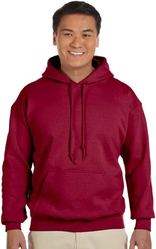 Miniatura 5 de Gildan - Sudadera con capucha para hombre, mezcla pesada, cordón de ajuste, Rosa de seguridad
