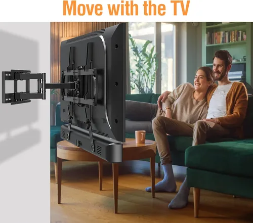 Miniatura 11 de ELIVED Soporte para barra de sonido, soporte de TV para barra de sonido, para montaje encima o debajo de TV, se adapta a la mayoría de barras