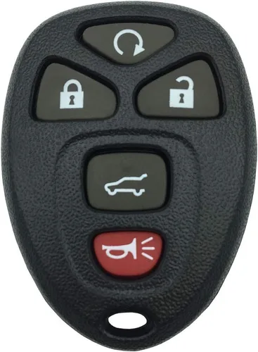 Funda de repuesto para llavero remoto de entrada sin llave con 5 botones para Chevy Suburban Tahoe Traverse / GMC Acadia Yukon / Cadillac Escalade