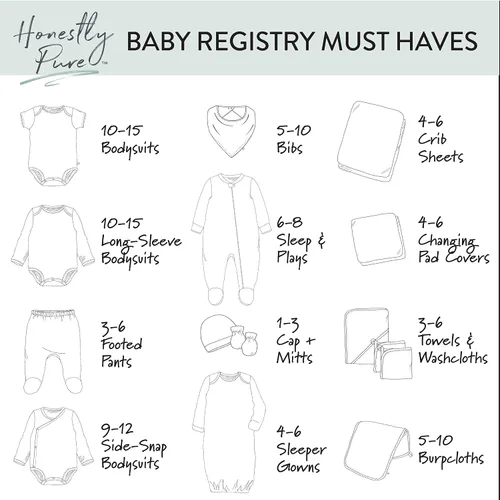 Miniatura 5 de HonestBaby Baby - Paquete de 100% gorras de algodón orgánico multipack y guantes sin rasguños
