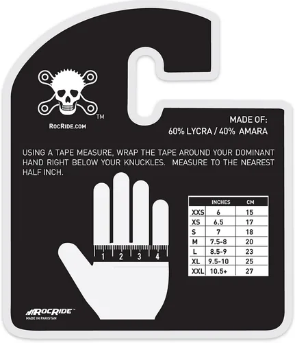 Miniatura 4 de RocRide Guantes de ciclismo con diseño de esqueleto, acolchados, dedos completos, para carretera, montaña, BMX, unisex, para hombres, mujeres