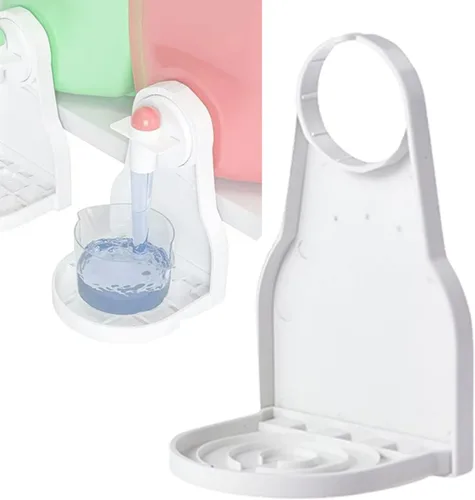Miniatura 7 de Paquete de 2 colectores/portavasos de detergente líquido para lavandería, se adapta a la mayoría de botellas de tamaño económico, no más fugas ni