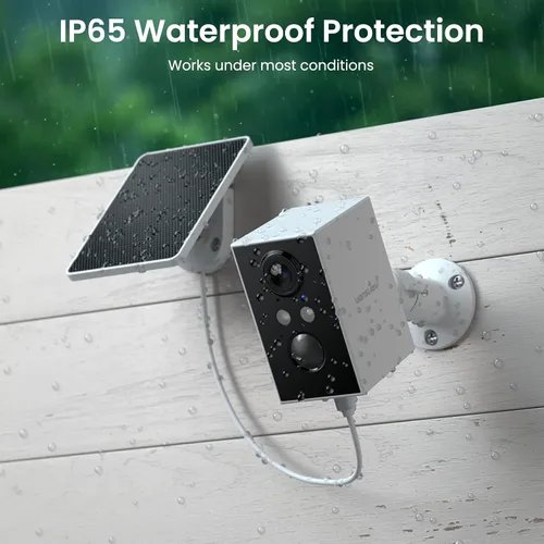Miniatura 8 de wansview Cámaras para seguridad en el hogar-2K WiFi 6 Cámara inalámbrica para exteriores con energía solar/batería y visión nocturna a