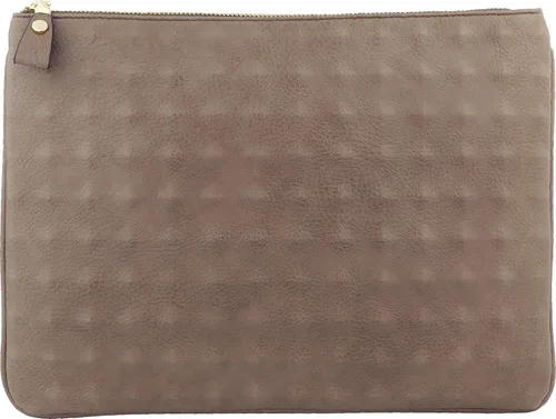 Miniatura 2 de B BRENTANO Bolsa de embrague vegana en relieve de gran