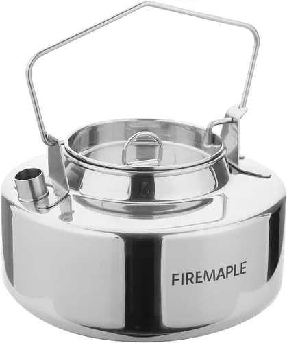 Miniatura 9 de Fire-Maple Antarcti - Hervidor portátil de acero inoxidable ligero de 1 litro Tetera de campamento duradera y portátil Ideal