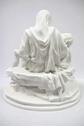 Miniatura 7 de Estatua católica de Pieta Michelangelo de 18 pulgadas Jesús María Vittoria Collection Made in Italy