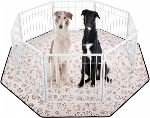 Miniatura 14 de Qeils Almohadillas reutilizables para cachorros, paquete de 2 almohadillas lavables para orina para perros, almohadillas antideslizantes
