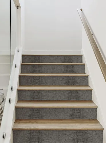 Miniatura 5 de Tiras elevadoras de escalera de cocodrilo (beige, paquete de 6, 48 pulgadas de ancho x 6 pulgadas de alto)