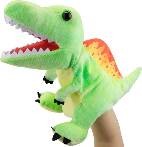Miniatura 13 de Marionetas de mano, marionetas para niños, marionetas de dinosaurio, juguetes de dinosaurio, marioneta de dinosaurio de peluche, marioneta de mano