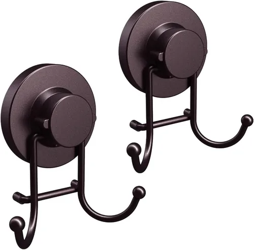 Miniatura 8 de HOME SO Ganchos con ventosa para toallas de ducha y baño, paquete de 1 – Ganchos de ventosa para colgar toallas, batas y abrigos – azulejos, puerta
