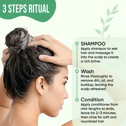 Miniatura 8 de DEL SUR Juego de champú y acondicionador aclarante para cabello graso 16 onzas líquidas con Camellia Japonica, ácido salicílico, papaya