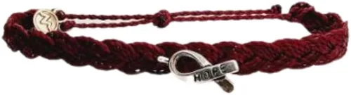 Pulsera de concientización de mieloma múltiple, en apoyo de seres queridos que luchan contra el cáncer, dije con logotipo dorado de la marca