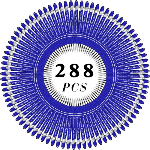 Miniatura 76 de Bolígrafos personalizados a granel con punta de lápiz capacitivo, 12 bolígrafos personalizados con logotipo de mensaje con nombre, bolígrafos