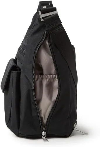 Miniatura 8 de Baggallini womens Everywhere Bagg Crossbody Women 11x9 Lightweight Nylon Hobo Water-resistant Travel Bag W/Rfid