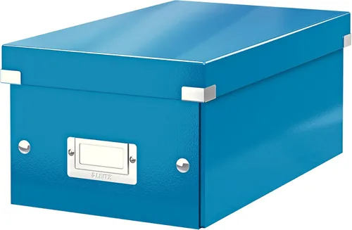 Miniatura 17 de Leitz Caja de almacenamiento A5, rango de clic y tienda 60430001 - Caja de almacenamiento pequeña, blanca A5 Azul (Ice Blue)