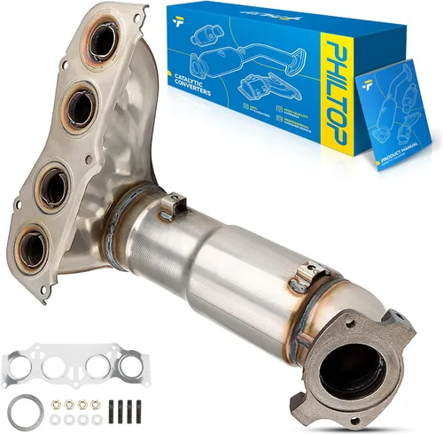 Miniatura 21 de PHILTOP Kit de convertidor catalítico de alto flujo apto para 2001-2005 Civic 1.7L DX/GX/HX/LX/LX Special Edition/Value Package (modelos execept EX)
