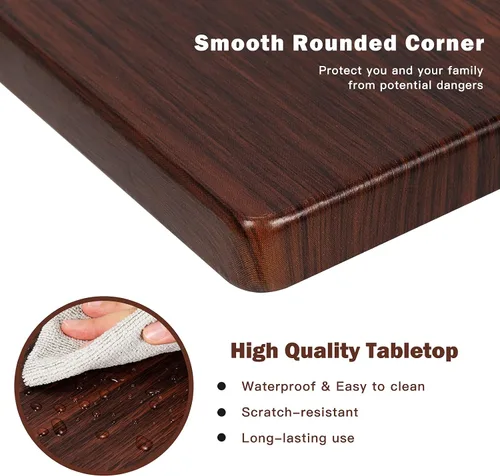 Miniatura 6 de Tangkula soporte para laptop, mesa portátil de extremo para sofá, mobiliario de oficina y hogar.