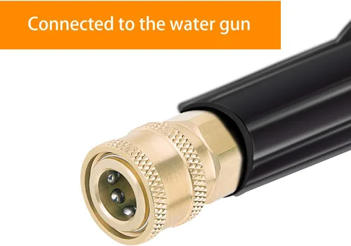 Miniatura 4 de Paquete de 3 acopladores para lavadora a presión, accesorios de latón, conexión rápida de 1/4 pulgadas a NPT hembra
