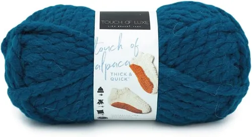 Miniatura 9 de Lion Brand Yarn Touch of Alpaca - Ovillo de lana grueso y rápido para tejer, ganchillo y manualidades, 1 unidad, calabaza