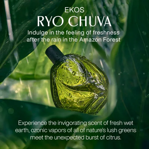 Miniatura 4 de natura - Ekos Ryo Chuva Eau de Toilette Aquatic Citrus Unisex Fragancia 2.5 fl oz - Inspirado en los ríos amazónicos - Notas de mandarina, río