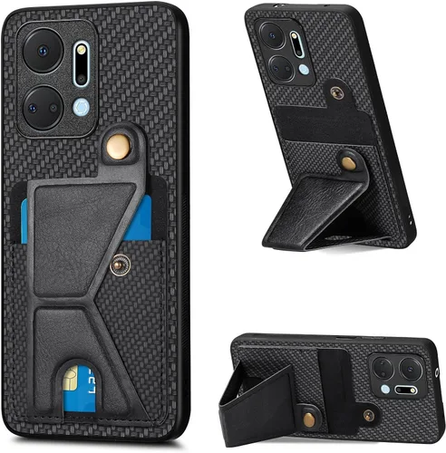 Miniatura 115 de Funda para Xiaomi Poco M5s 4G, Funda para Redmi Note 10 4G / Note 10S 4G / Note 11 SE (India) Funda de cuero PU ranuras para tarjetas Soporte