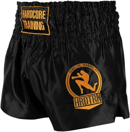 Miniatura 2 de Hardcore Training Pantalones cortos clásicos de Muay Thai Negro Blanco Rojo Camo Azul Kick Boxing MMA Combat Sport Sparring Trunks