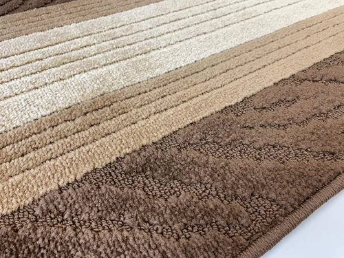 Miniatura 6 de Alfombra antideslizante de tamaño especial para pasillos largos y estrechos, evita suelos fríos resbaladizos, marrón retro, 25 x 10 pulgadas Retro