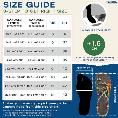 Miniatura 6 de Capana Sandalias planas tejidas para mujer, sandalias trenzadas con tiras, sandalias de playa para mujer, sandalias bohemias de cuerda, zapatos