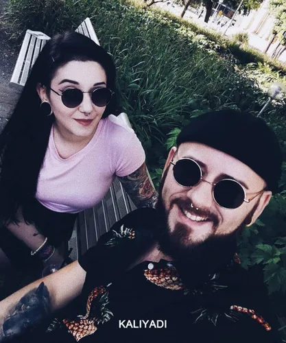 Miniatura 7 de KALIYADI Lentes de sol polarizados redondos para hombres y mujeres, estilo retro, de metal, hippie, estilo círculo, protección UV
