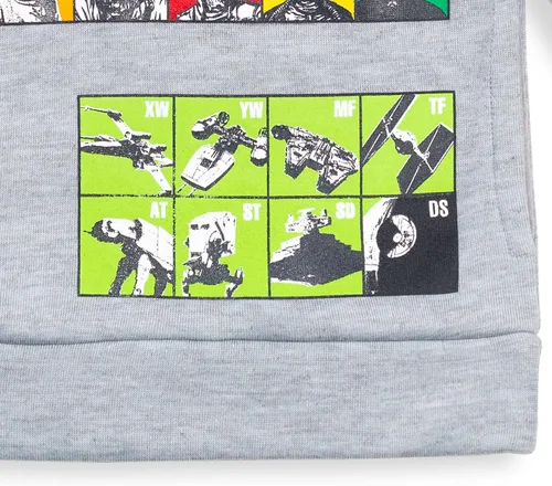 Miniatura 7 de STAR WARS Sudadera con capucha de forro polar para niños