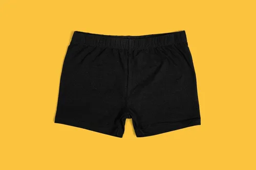 Miniatura 4 de Pantalones cortos de algodón populares para niñas, paquete de 4 pantalones cortos de vestir sólidos y teñidos anudados, pantalones cortos