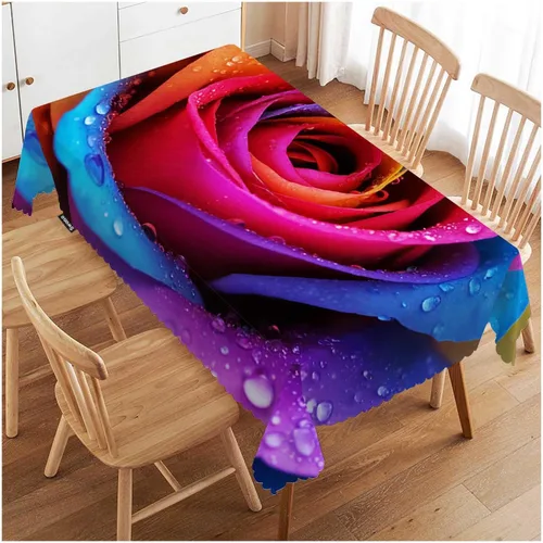 Miniatura 36 de Swono - Mantel de mesa con patrón azteca, estilo étnico nativo, estilo boho geométrico, verde decorativo, para cocina, banquete de fiesta y mantel