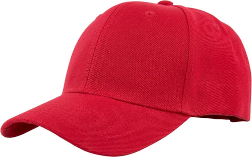 Miniatura 24 de Gorras de béisbol con correa trasera ajustable, lisas, negras, 12