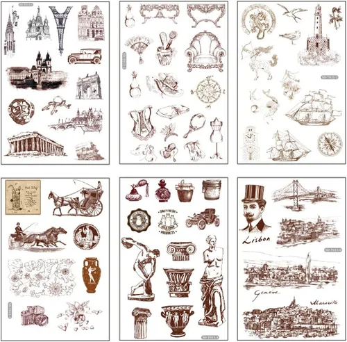 Miniatura 8 de 12 hojas de lindas calcomanías washi kawaii animales artesanales calcomanías decorativas para álbumes de recortes, planificador diario, collage