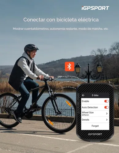 Miniatura 7 de iGPSPORT BSC300T Ordenador de bicicleta inalámbrico GPS, navegación GPS con pantalla táctil, mapas sin conexión, advertencia fuera de ruta, Pantalla