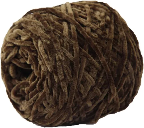 Miniatura 9 de Hilo de punto grueso negro, hilo de terciopelo de felpilla, hilo de chenilla gruesa 100% poliéster, tejido de brazo, tejido a mano, tejido
