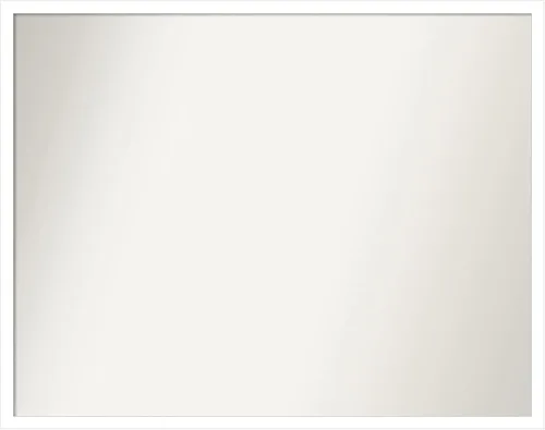Miniatura 161 de Amanti Art Espejo de baño blanco para sobre el fregadero, 32 x 45 pulgadas, espejo de tocador rectangular blanco esbelto, marco de madera moderno