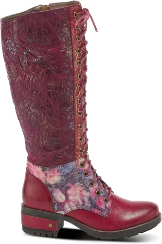 Miniatura 5 de Spring Step L'Artiste Botines icónicos para mujer, rojo (Red Multi)