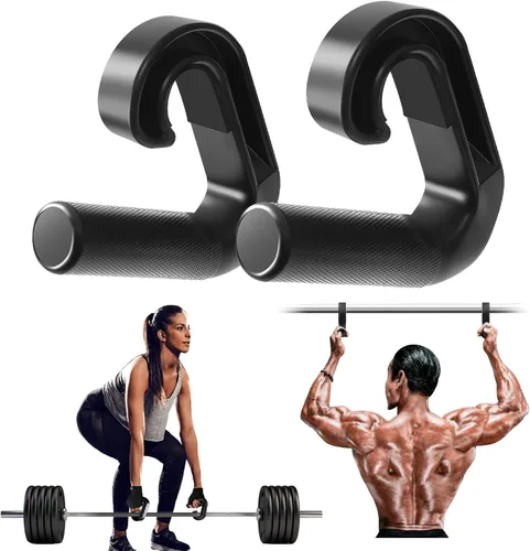Miniatura 8 de Manijas de agarre neutro para tracción - Manijas resistentes multiusos para tracción y peso muerto - Manijas ergonómicas de entrenamiento