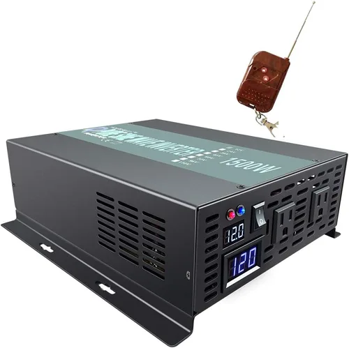 Miniatura 9 de WZRELB RBP100024VCRT 1000W 24V 120V Inversor de energía solar de onda sinusoidal pura con interruptor de control remoto