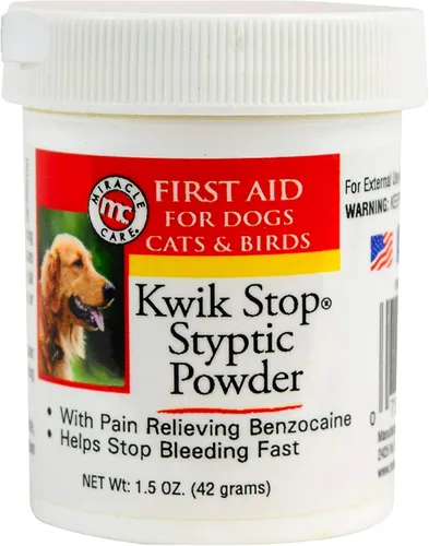 Miniatura 8 de Miracle Care Kwik Stop hisopos de gel astrintente para perros, gatos y pájaros, 3 aplicadores de un solo uso, acción rápida para detener la sangre