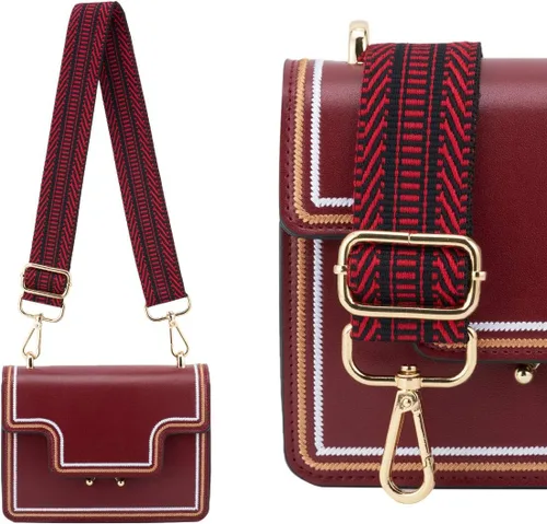 Miniatura 528 de ZOOEASS - Correa de repuesto para cartera, para colgar en el hombro o para cruzar, ancha y ajustable, de lona