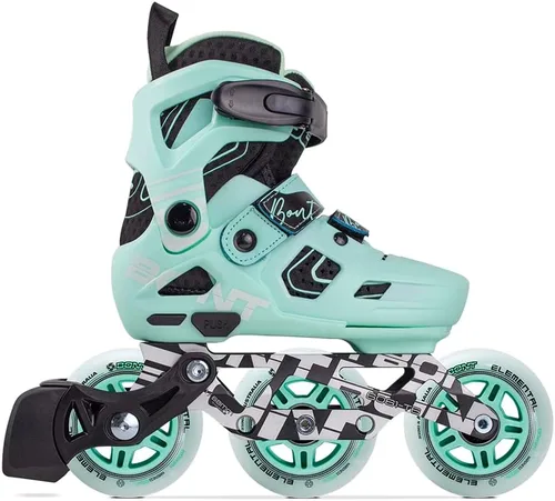 Miniatura 3 de Bont Patines en línea Scoot Kids - Patines de velocidad de rendimiento - Patines de ruedas para niños y niñas Menta