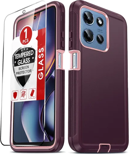 Miniatura 23 de LeYi Funda para Motorola Moto-G-5G-2022: con 2 protectores de pantalla, resistente 3 en 1 MotoG 5G 2022, funda a prueba de golpes para MotoG5G 2022