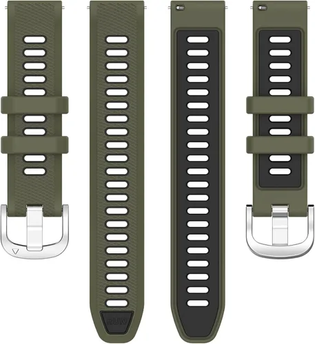 Miniatura 2 de Correa deportiva compatible con correas de reloj Mindrose para mujeres y hombres, correas de silicona de repuesto, transpirables, ajustables